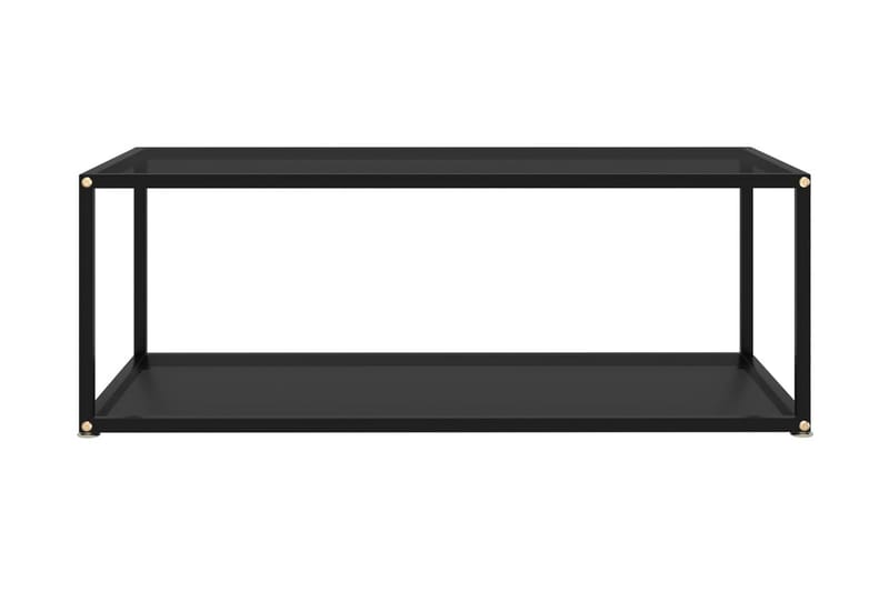 Soffbord svart 100x50x35 cm härdat glas - Svart - Möbler - Bord & matgrupper - Soffbord