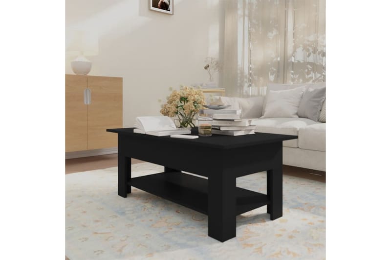 Soffbord svart 102x55x42 cm spånskiva - Svart - Möbler - Bord & matgrupper - Soffbord