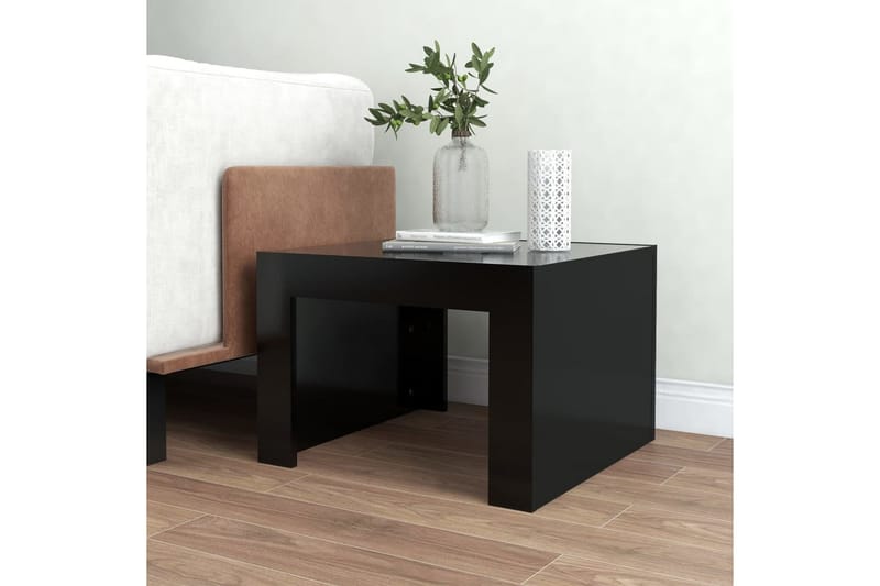 Soffbord svart 50x50x35 cm spånskiva - Svart - Möbler - Bord & matgrupper - Soffbord
