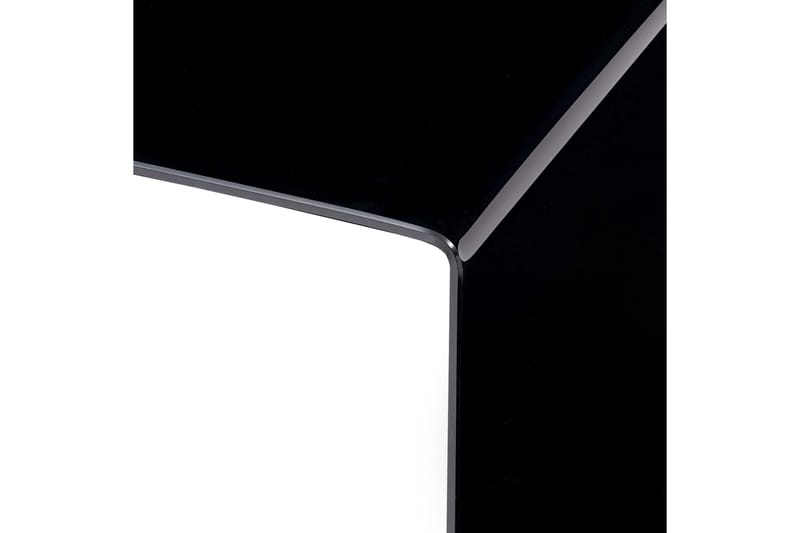 Soffbord svart 50x50x45 cm härdat glas - Svart/Glas - Möbler - Bord & matgrupper - Soffbord