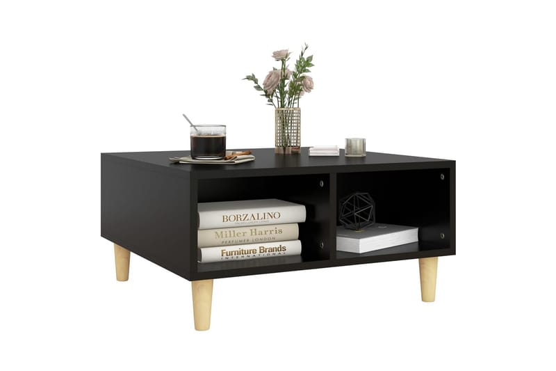 Soffbord svart 60x60x30 cm spånskiva - Svart - Möbler - Bord & matgrupper - Soffbord