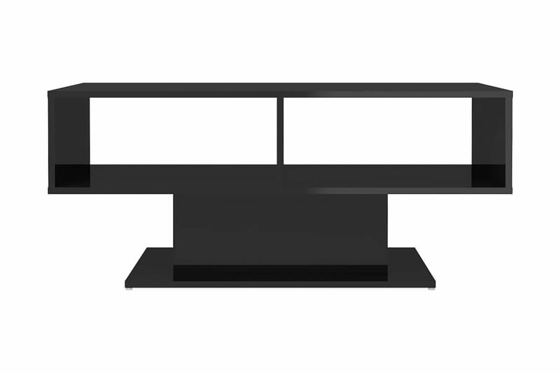 Soffbord svart högglans 103,5x50x44,5 cm spånskiva - Svart - Möbler - Bord & matgrupper - Soffbord