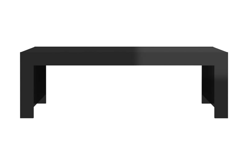 Soffbord svart högglans 110x50x35 cm spånskiva - Svart - Möbler - Bord & matgrupper - Matgrupper