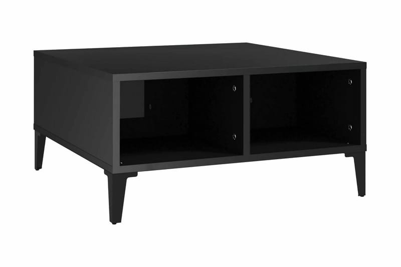 Soffbord svart högglans 60x60x30 cm spånskiva - Svart - Möbler - Bord & matgrupper - Soffbord
