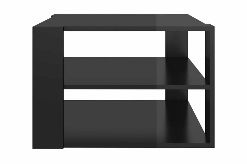 Soffbord svart högglans 60x60x40 cm spånskiva - Svart - Möbler - Bord & matgrupper - Soffbord
