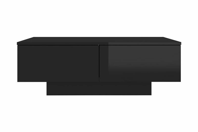 Soffbord svart högglans 90x60x31 cm spånskiva - Svart - Möbler - Soffa - Bäddsoffa