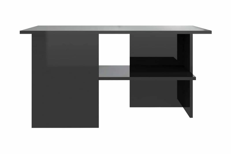Soffbord svart högglans 90x60x46,5 cm spånskiva - Svart - Möbler - Bord & matgrupper - Soffbord
