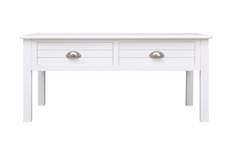 Soffbord vit 100x50x45 cm trä - Vit - Möbler - Bord & matgrupper - Soffbord