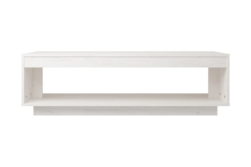 Soffbord vit 110x50x33,5 cm massiv furu - Vit - Möbler - Bord & matgrupper - Soffbord