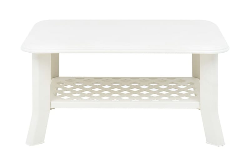 Soffbord vit 90x60x46 cm plast - Vit - Möbler - Bord & matgrupper - Soffbord