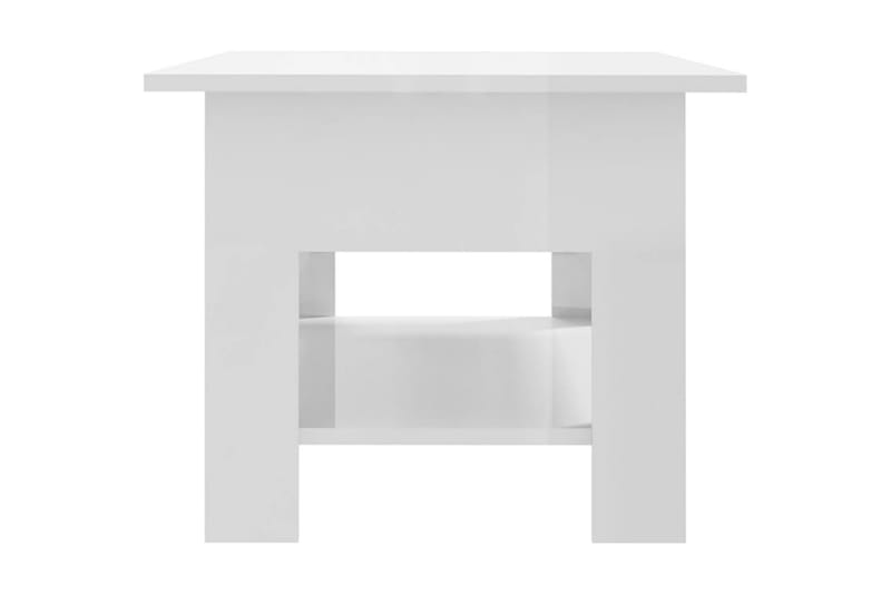 Soffbord vit högglans 102x55x42 cm spånskiva - Vit - Möbler - Bord & matgrupper - Soffbord