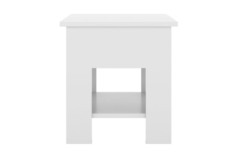 Soffbord vit högglans 40x40x42 cm konstruerat trä - Vit - Möbler - Bord & matgrupper - Soffbord