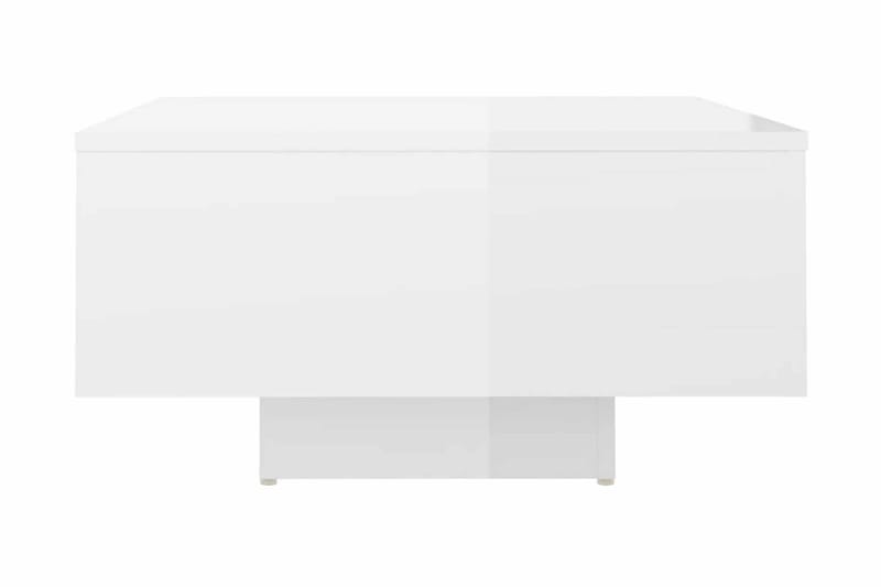 Soffbord vit högglans 60x60x31,5 cm spånskiva - Vit - Möbler - Bord & matgrupper - Soffbord