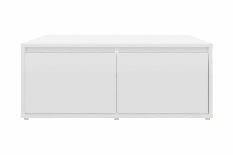 Soffbord vit högglans 80x80x31 cm spånskiva - Vit - Möbler - Bord & matgrupper - Soffbord