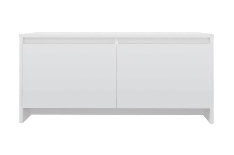 Soffbord vit högglans 90x50x41,5 cm spånskiva - Vit - Möbler - Bord & matgrupper - Soffbord