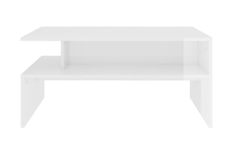 Soffbord vit högglans 90x60x42,5 cm spånskiva - Vit - Möbler - Bord & matgrupper - Soffbord