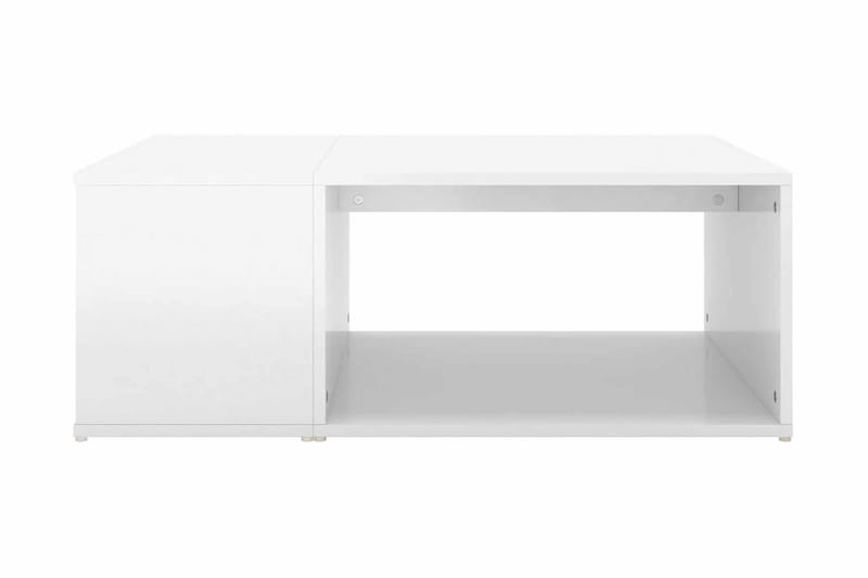 Soffbord vit högglans 90x67x33 cm spånskiva - Vit - Möbler - Bord & matgrupper - Soffbord