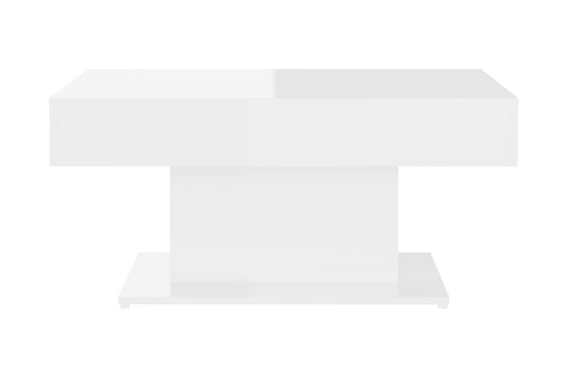 Soffbord vit högglans 96x50x45 cm spånskiva - Vit - Möbler - Bord & matgrupper - Soffbord