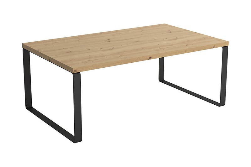 Taunton Soffbord 100 cm - Ekfärg/Svart - Möbler - Bord & matgrupper - Soffbord