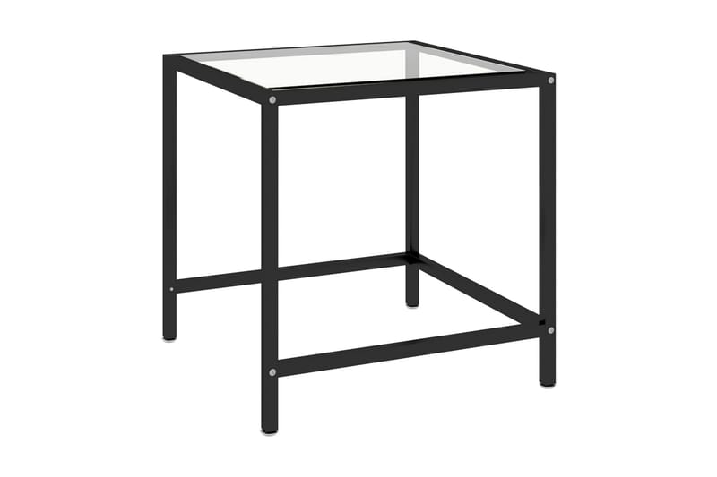 Tebord 2 st svart härdat glas - Svart/Glas - Möbler - Bord & matgrupper - Soffbord