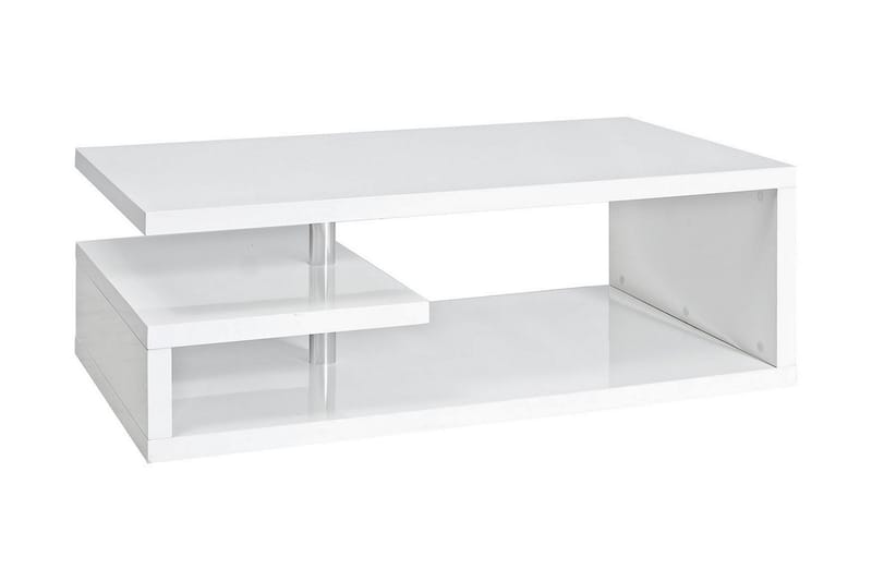 Tierrasa Soffbord 100 cm - Vit/Silver - Möbler - Bord & matgrupper - Soffbord