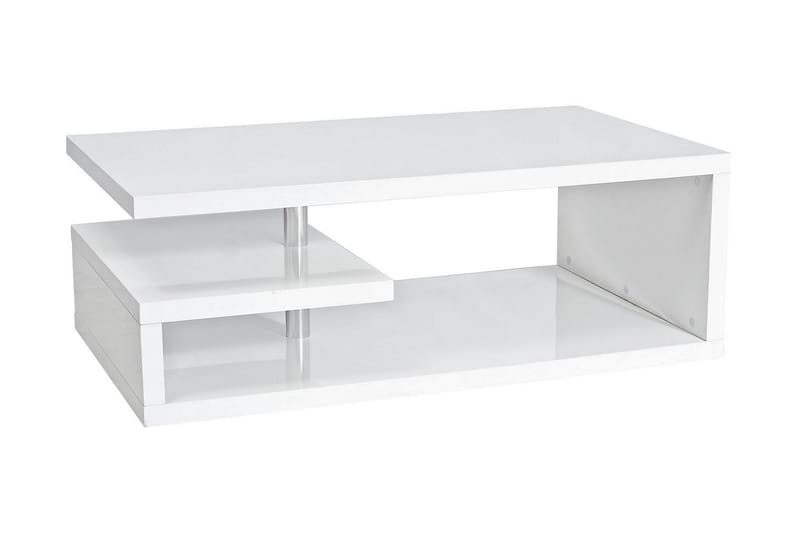 Tierrasa Soffbord 120 cm - Vit/Silver - Möbler - Bord & matgrupper - Soffbord
