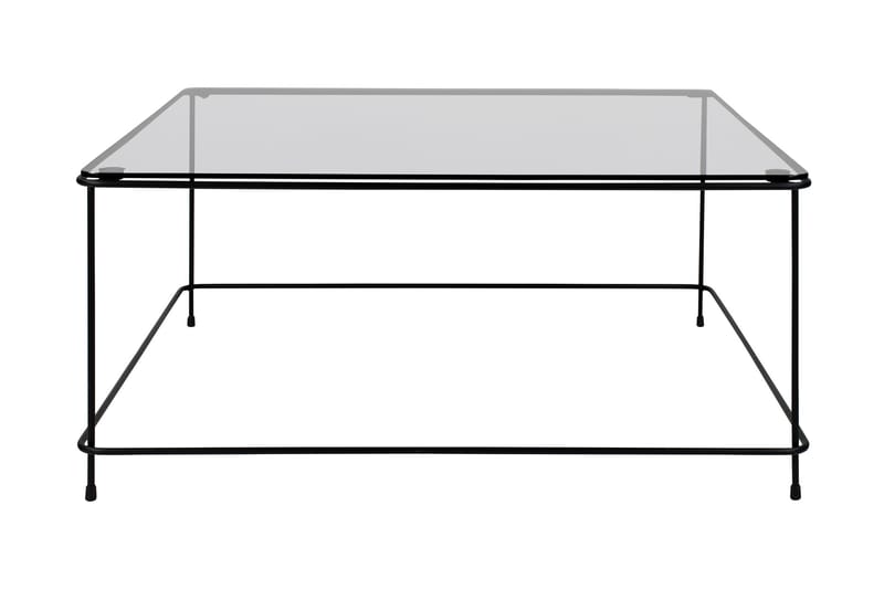 Tyneham Soffbord 78 cm - Svart/Transparent - Möbler - Bord & matgrupper - Soffbord