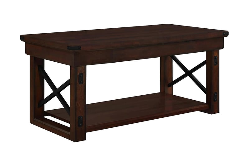 Wildwood Soffbord 112 cm med Förvaring Hylla Espresso - Dorel Home - Möbler - Tv möbel & mediamöbel - TV bänk & mediabänk