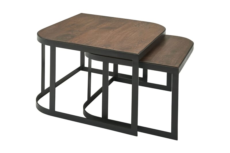 Willowdale Satsbord 60 cm - Teak/Svart - Möbler - Bord & matgrupper - Soffbord