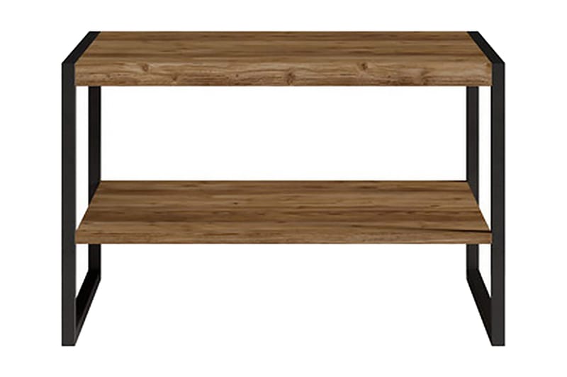 Ydrilt Soffbord 65 cm med Förvaring Hylla - Natur/Svart - Möbler - Bord & matgrupper - Soffbord