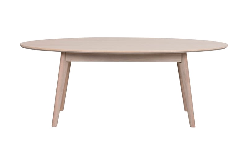Young Soffbord 130 cm Ovalt - Vitlaserad Ek - Möbler - Bord & matgrupper - Matbord & köksbord