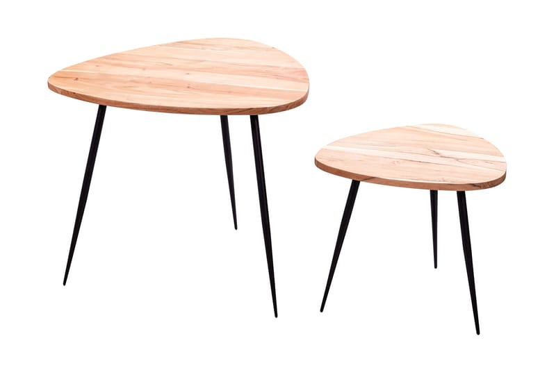 Zipp Satsbord 2-pack 60 cm - Trä/natur - Möbler - Bord & matgrupper - Soffbord