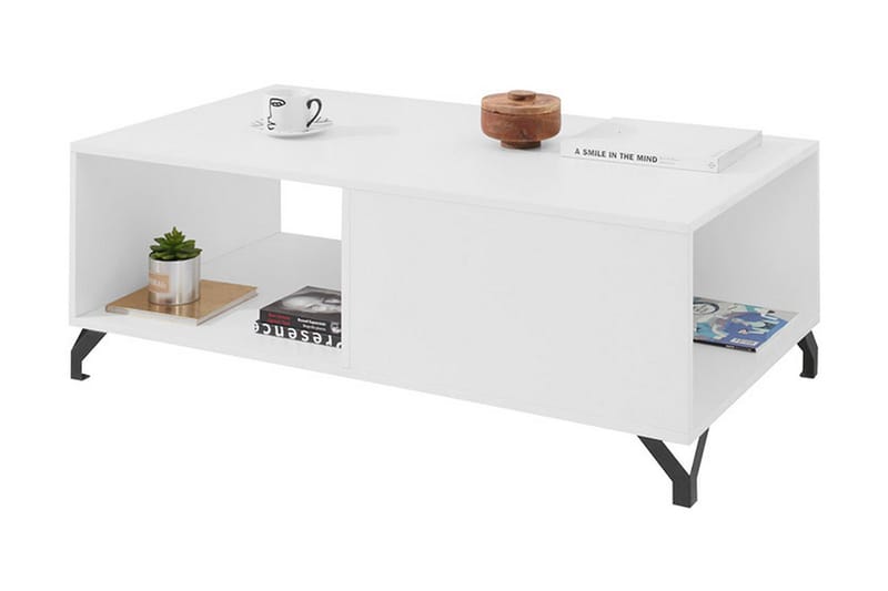 Zumar Soffbord 120 cm - Vit/Vit Högglans - Möbler - Bord & matgrupper - Soffbord
