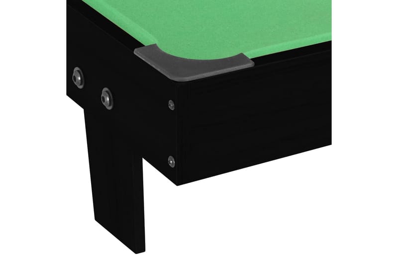 Biljardbord mini 3 feet 92x52x19 cm svart och grön - Svart - Möbler - Bord & matgrupper - Spelbord - Biljardbord