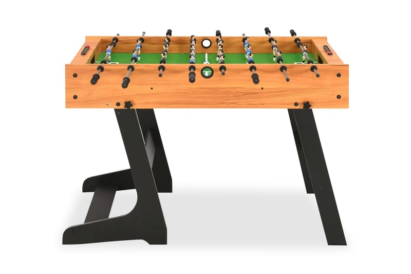 Fotbollsbord hopfällbart 121x61x80 cm ljusbrun - Brun - Möbler - Bord & matgrupper - Spelbord - Fotbollsbord