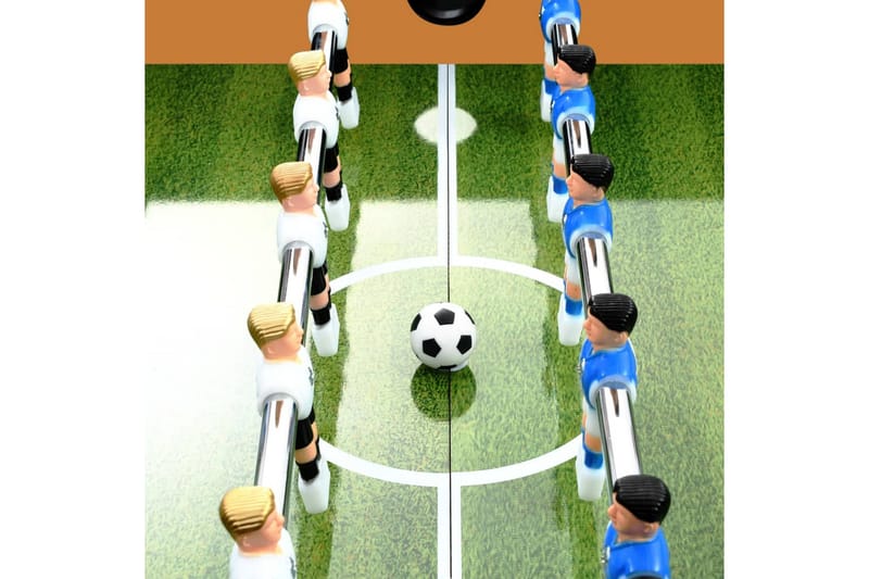 Fotbollsbord stål 60 kg 140x74,5x87,5 cm ljusbrun och svart - Svart - Möbler - Bord & matgrupper - Spelbord - Fotbollsbord