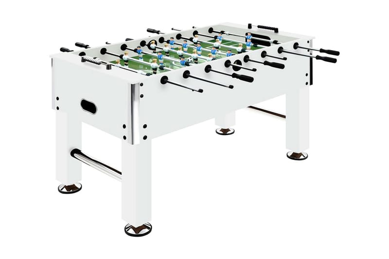 Fotbollsbord stål 60 kg 140x74,5x87,5 cm vit - Vit - Möbler - Bord & matgrupper - Spelbord - Fotbollsbord