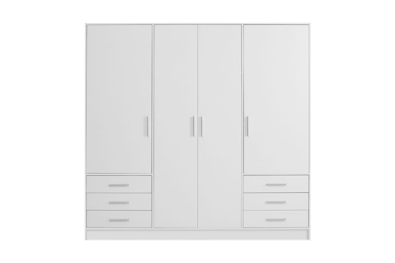 Ashgate Garderob 207 cm - Vit - Möbler - Förvaring - Garderober & garderobssystem