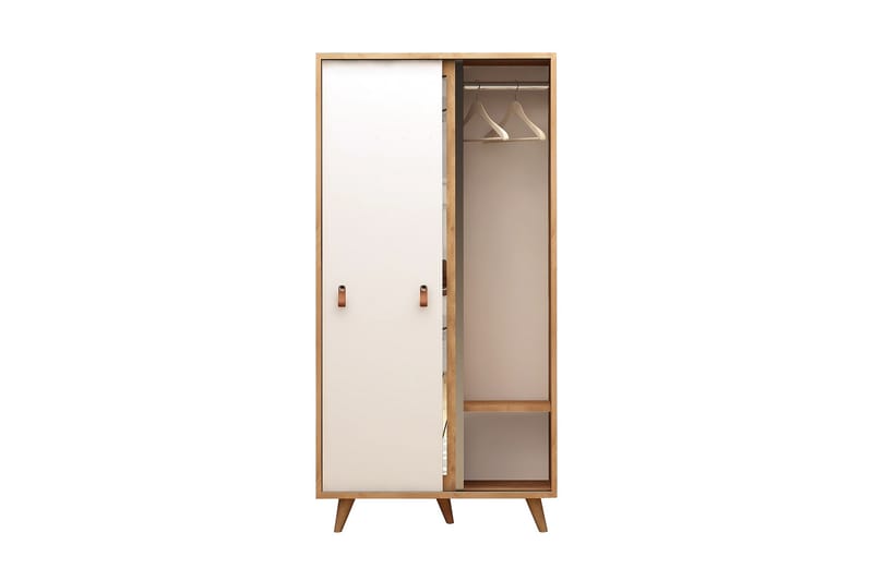 Mod Design Garderob Spegel - Trä/Vit - Möbler - Möbelset - Möbelset för sovrum