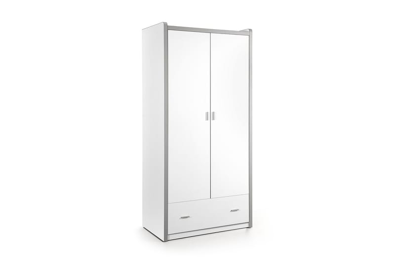 Nilda Garderob 2 Dörrar - Vit - Möbler - Förvaring - Garderober & garderobssystem