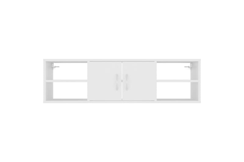 Vägghylla vit 102x30x29 cm spånskiva - Vit - Möbler - Förvaring - Hylla