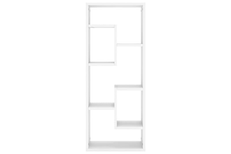 Vägghylla vit 36x16x90 cm spånskiva - Vit - Möbler - Förvaring - Hylla