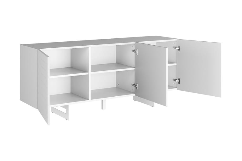 Itaca Sideboard 3 dörrar 165x45 cm - Vit - Möbler - Förvaring - Sideboard & skänk