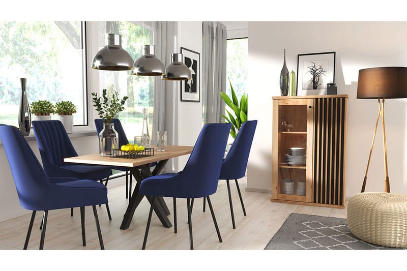 Aldbrough Möbeset för Matplats - Trä/Svart - Möbler - Möbelset - Möbelset för kök & matplats