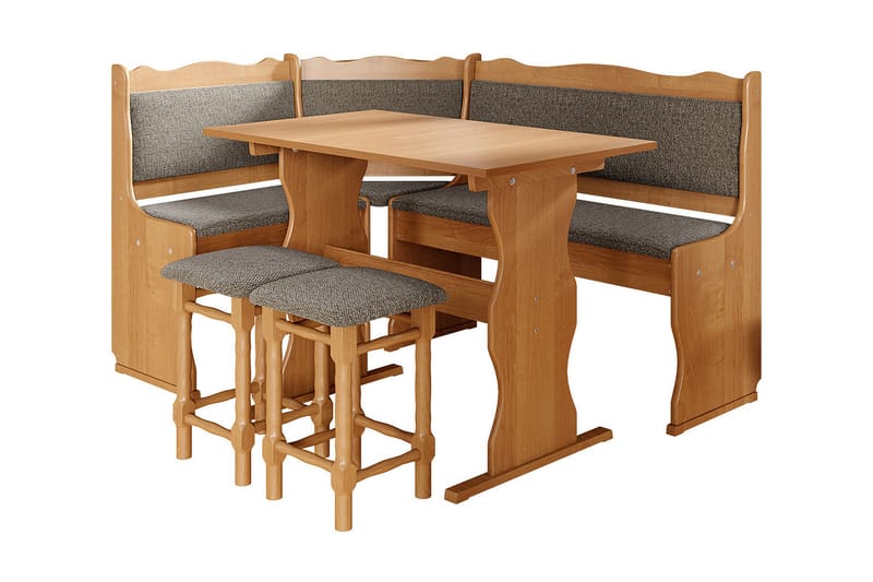 Mini Köksmöblemang Beige/Brun - Beige/Brun - Möbler - Möbelset - Möbelset för kök & matplats