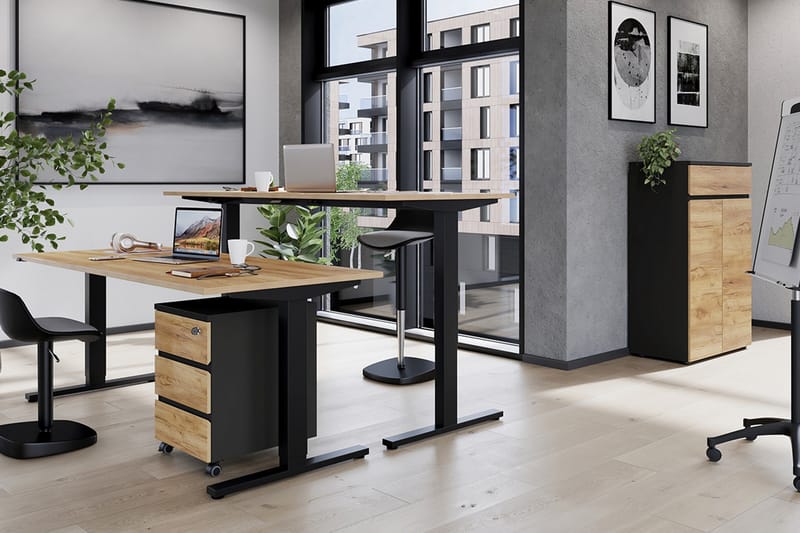 Amandla Kontorsmöbelset - Svart/Plast - Möbler - Möbelset - Möbelset för kontor