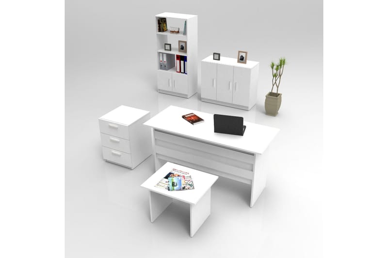 Belloch Möbelset Kontor - Vit - Möbler - Möbelset - Möbelset för kontor