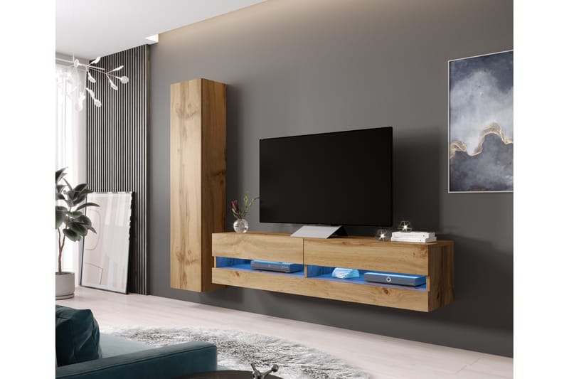 Vigia New 9 Möbelset för Vardagsrum - Ekfärg - Möbler - Möbelset - Möbelset för vardagsrum