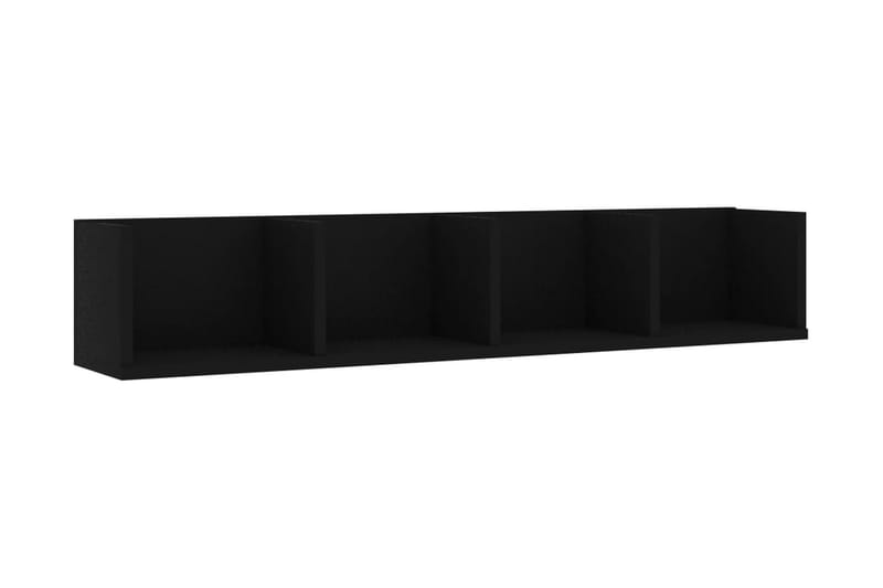 CD-hylla svart 100x18x18 cm spånskiva - Svart - Möbler - Tv möbel & mediamöbel - CD-hylla & DVD-hylla