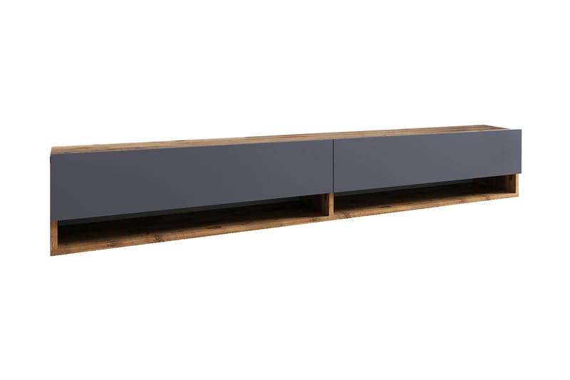 Anari Tv-bänk 180 cm 2 Hyllor - Antracit/Natur - Möbler - Möbelset - Möbelset för vardagsrum